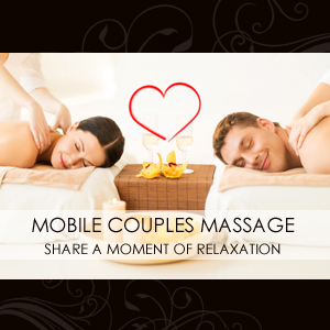 Couple enjoying a relaxation massage